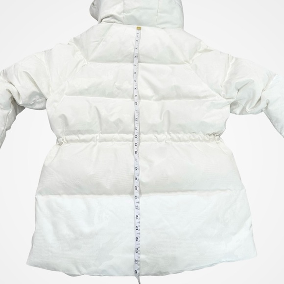 Bosideng White Goose Down Hooded Puffer Extreme Collection Medium 700 Fill EUC - Picture 10 of 15